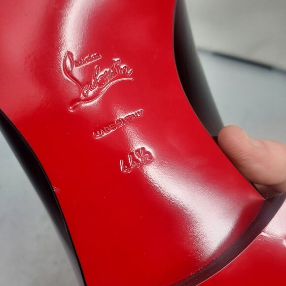 Christian Louboutin Greg on MENS Flat Patent Leather Shoe main image 6